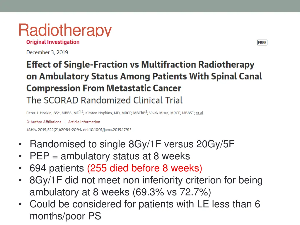 radiotherapy