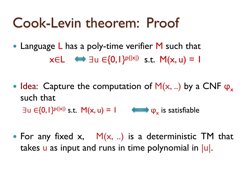 cook levin theorem proof 5