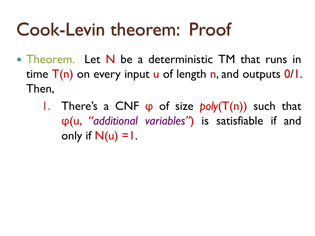cook levin theorem proof 7