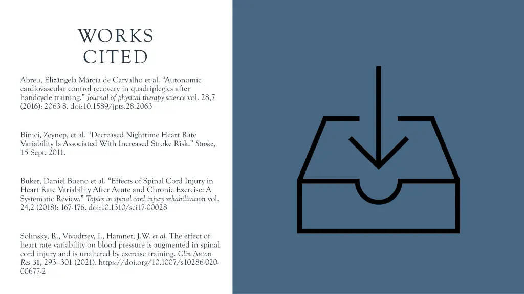works cited