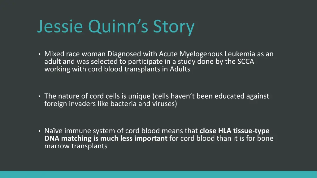 jessie quinn s story