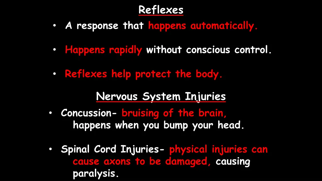 reflexes