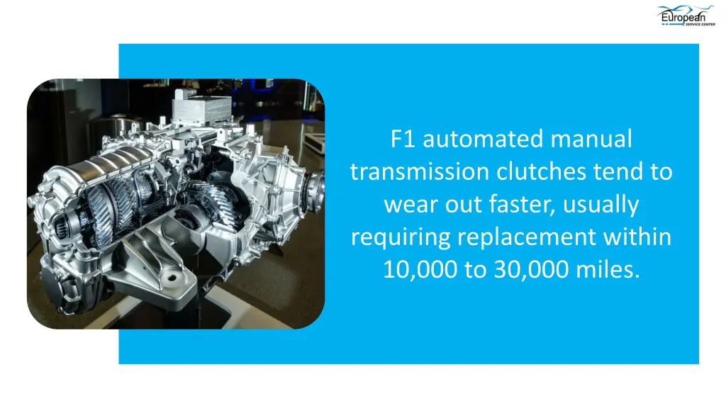 f1 automated manual transmission clutches tend