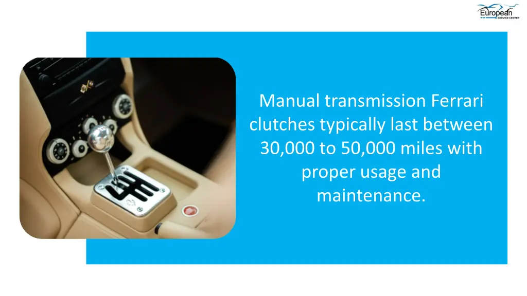 manual transmission ferrari clutches typically