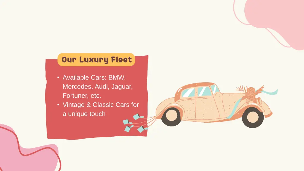 our luxury fleet