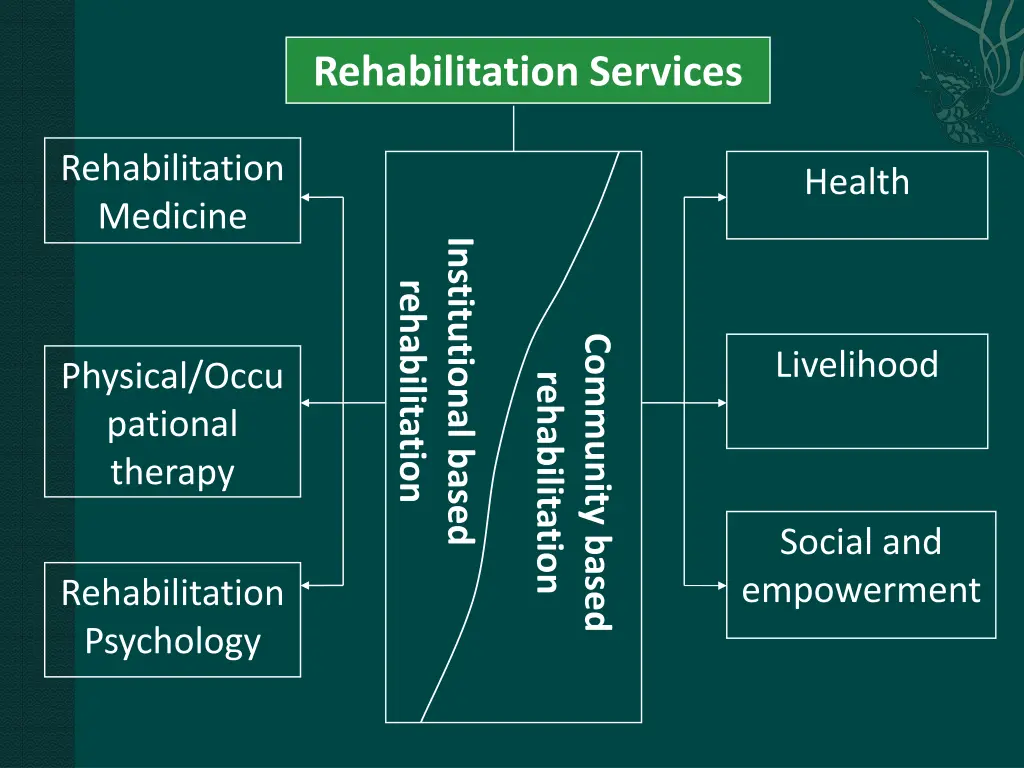 rehabilitation services
