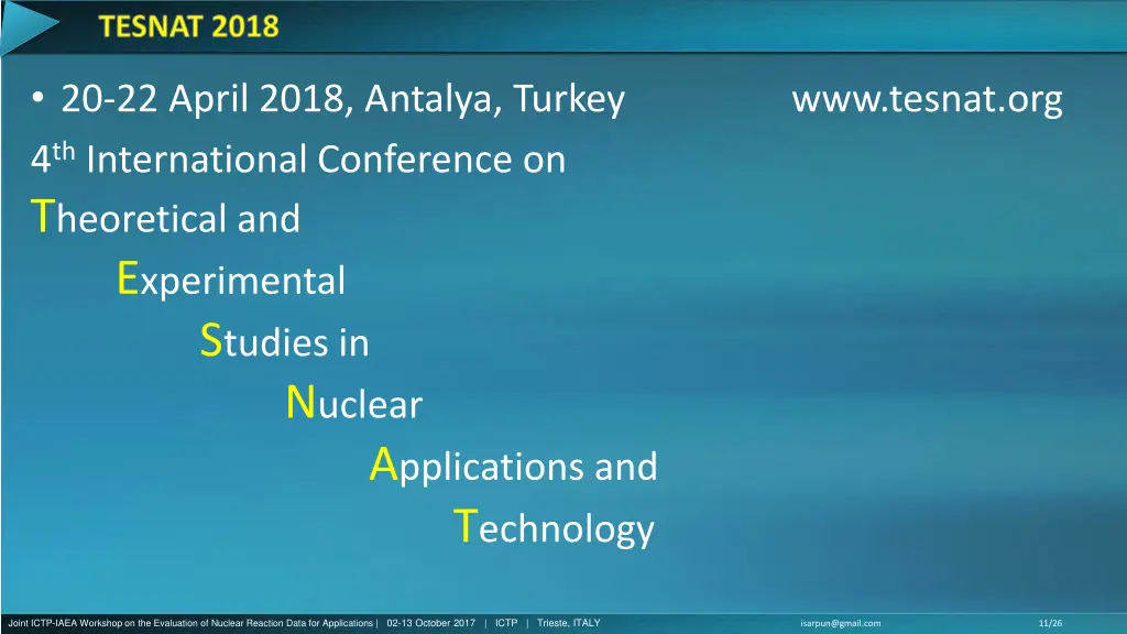tesnat 2018