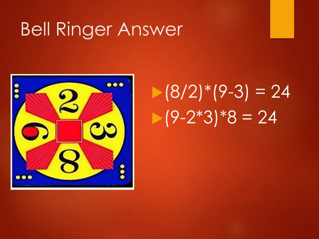 bell ringer answer
