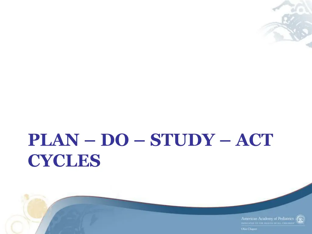 plan do study act cycles