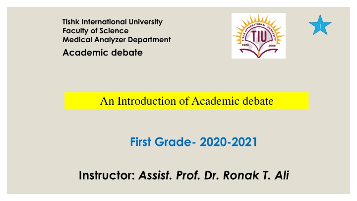 tishk international university faculty of science