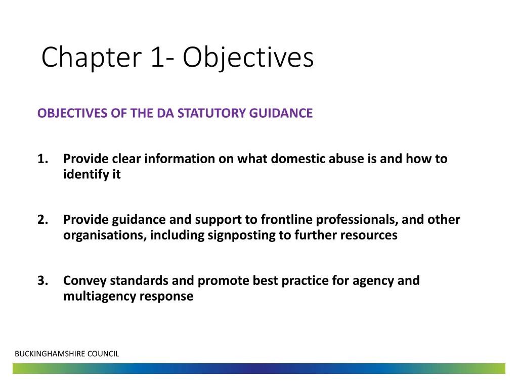 chapter 1 objectives 1