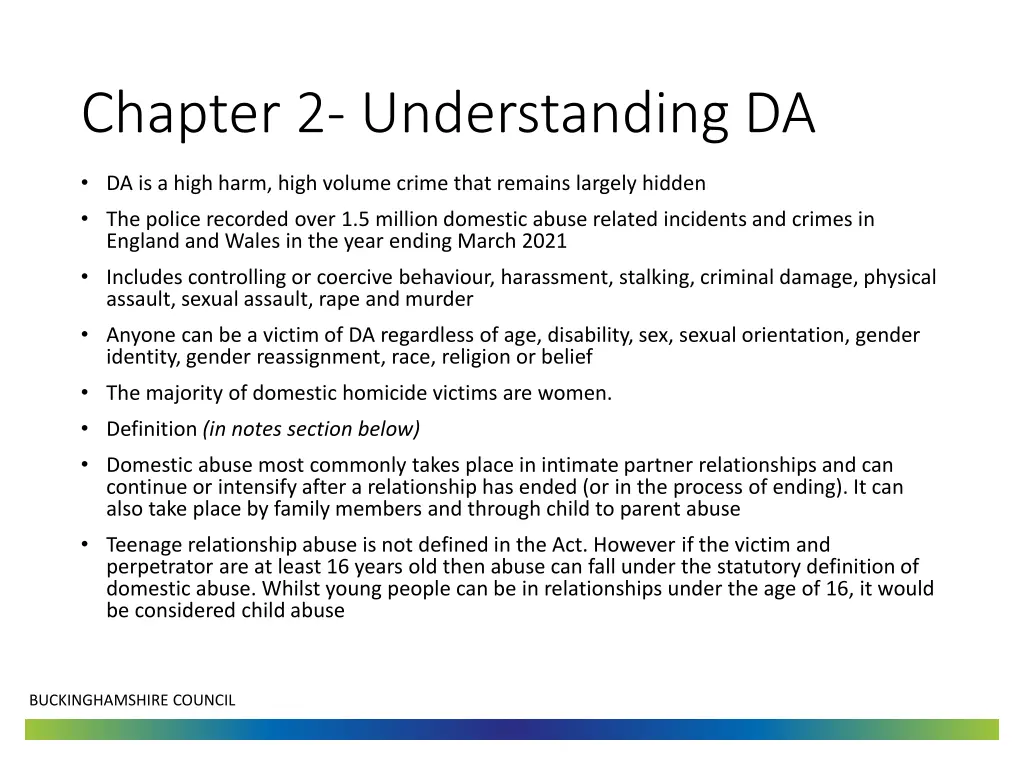 chapter 2 understanding da