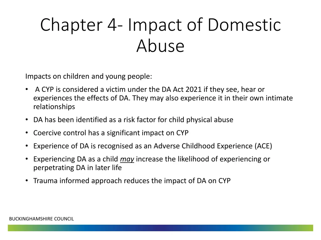 chapter 4 impact of domestic abuse 1