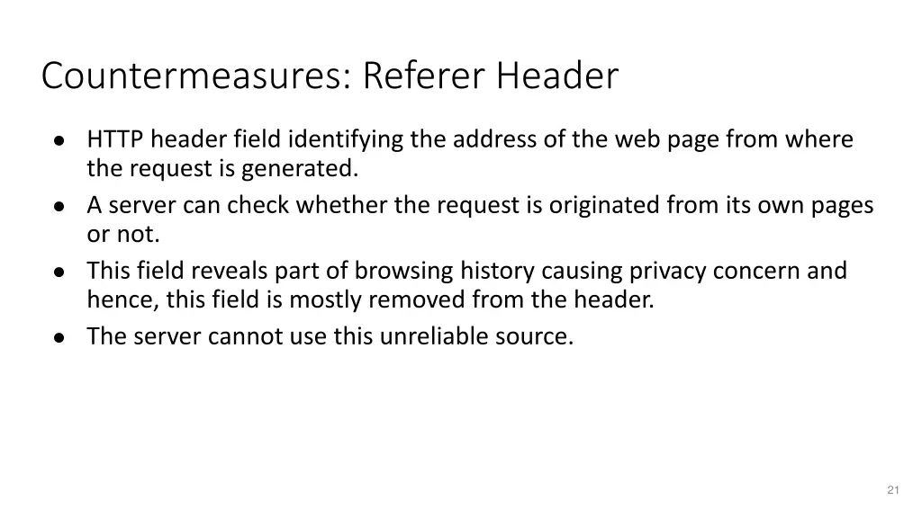 countermeasures referer header