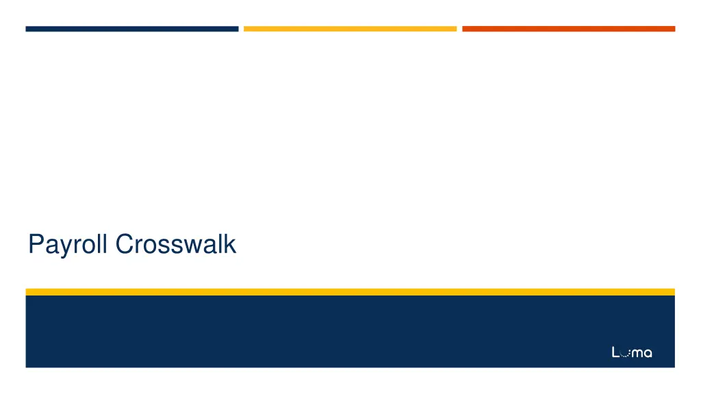payroll crosswalk