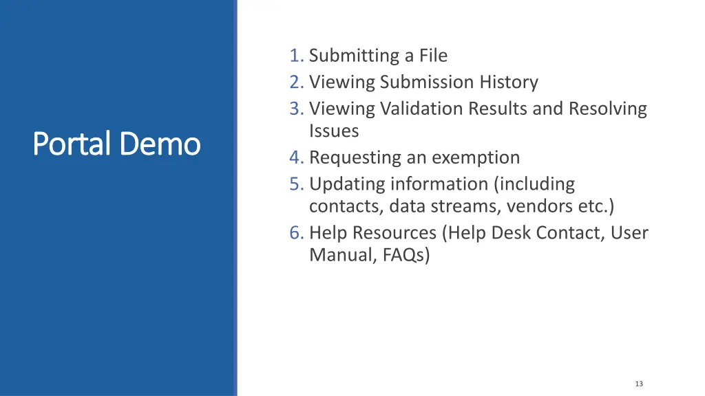 1 submitting a file 2 viewing submission history