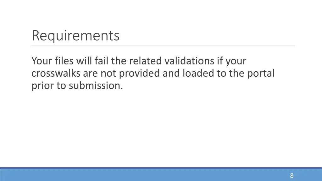 requirements