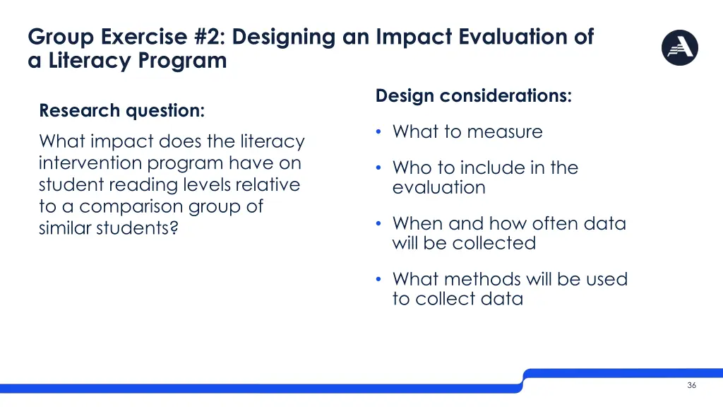 group exercise 2 designing an impact evaluation