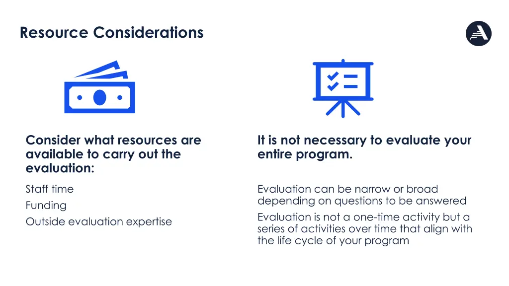 resource considerations