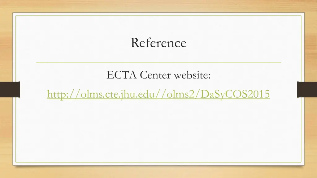 reference