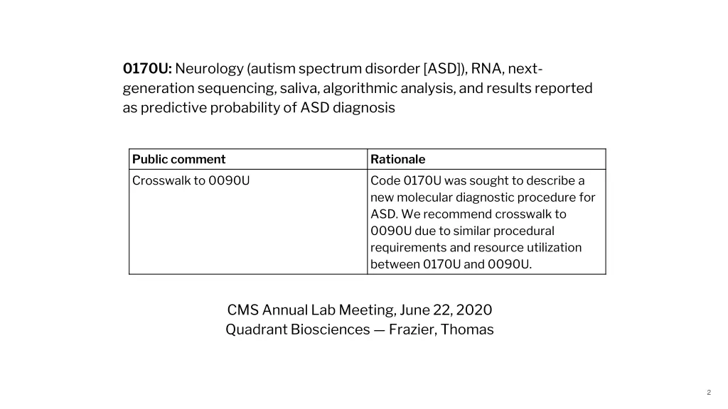 0170u neurology autism spectrum disorder