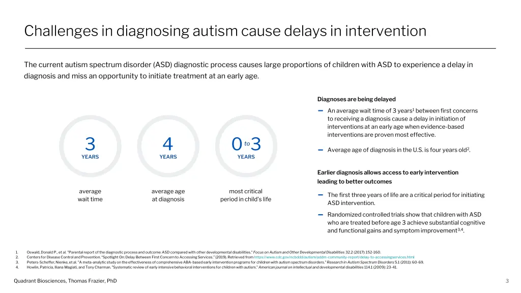 challenges in diagnosing autism cause delays