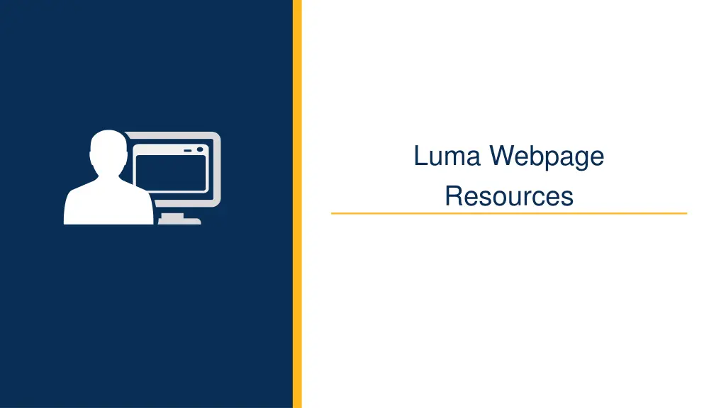 luma webpage resources