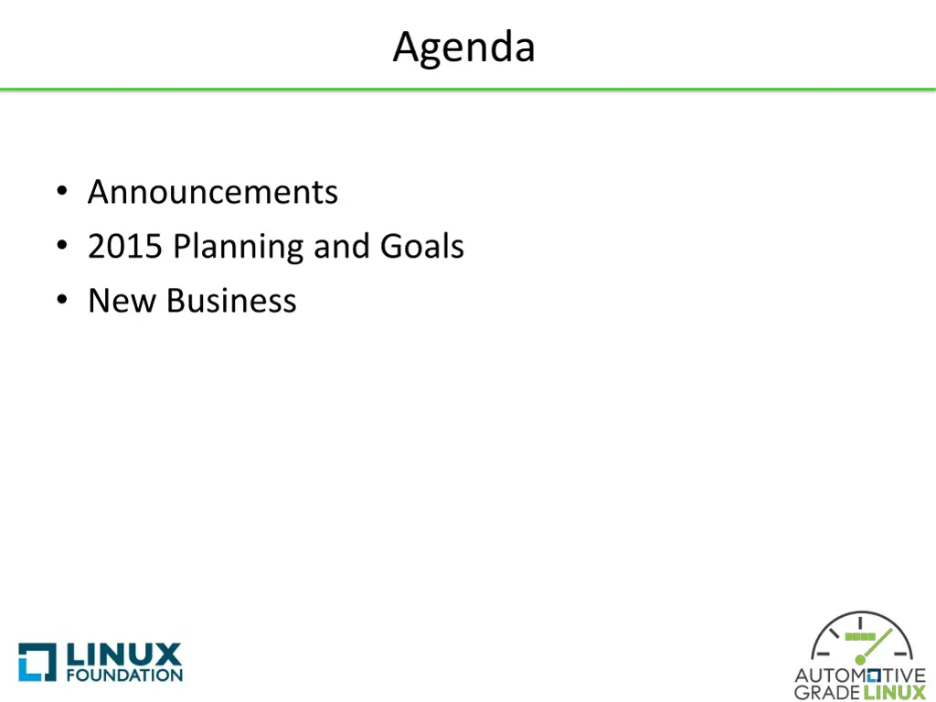 agenda