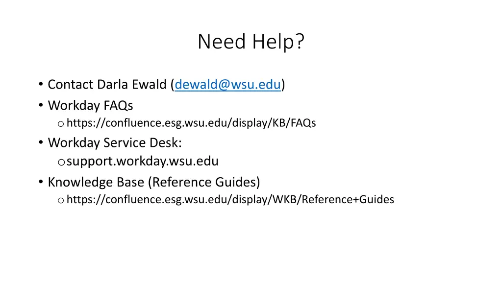 need help