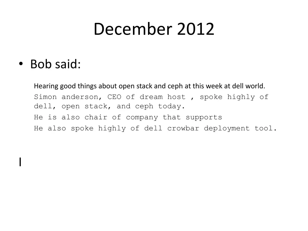december 2012