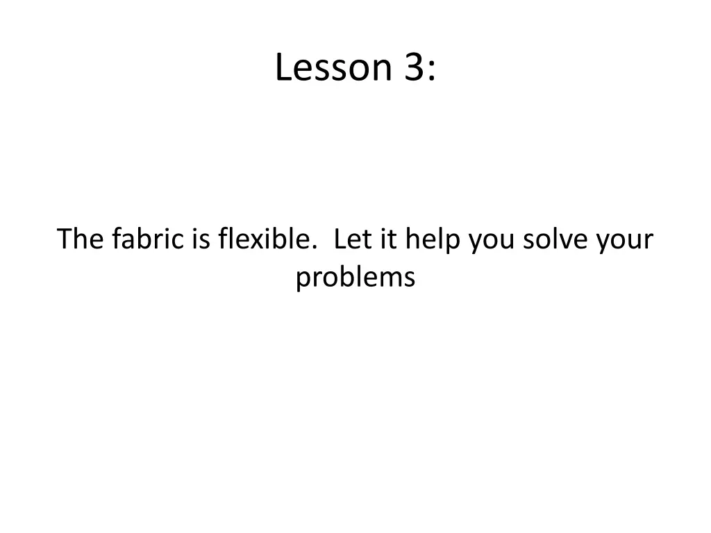 lesson 3