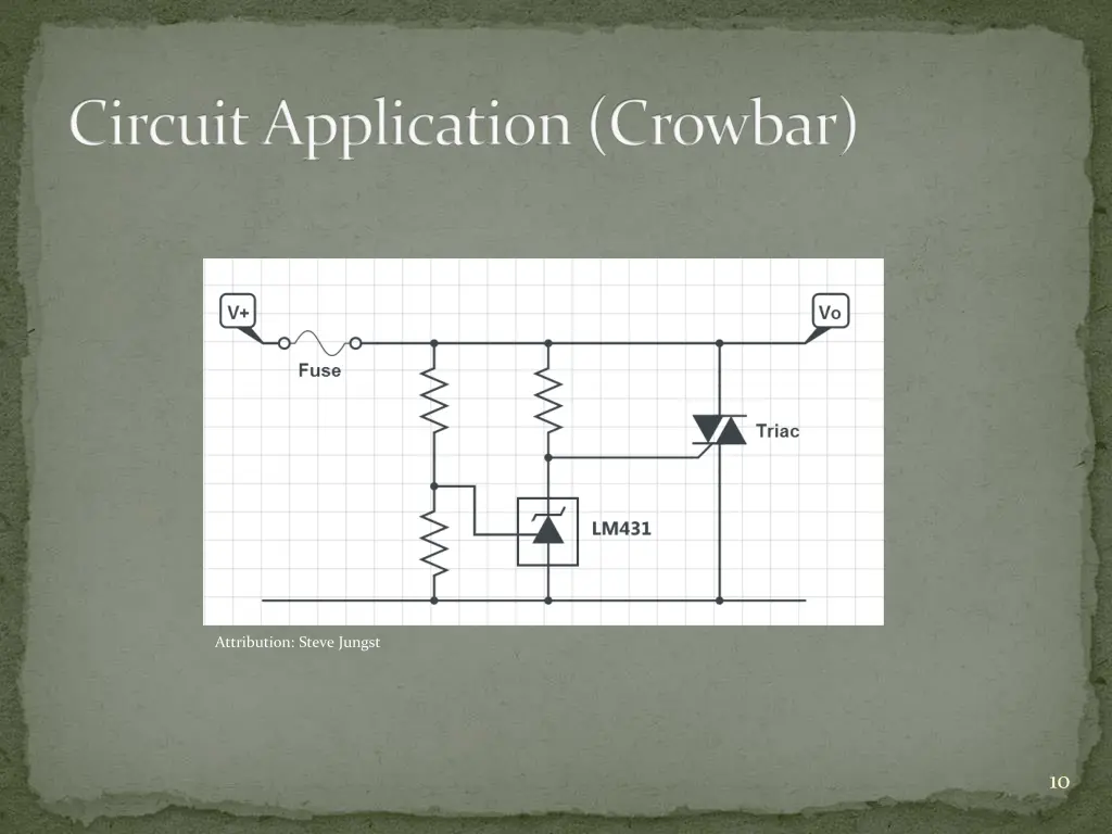 circuit application crowbar