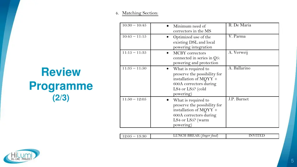 4 matching section 10 30 10 45