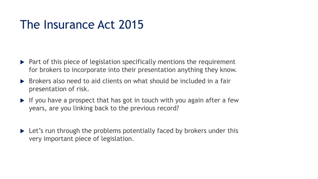 the insurance act 2015
