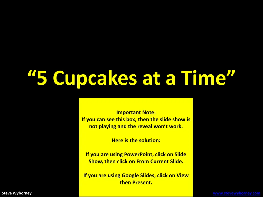 5 cupcakes at a time 2