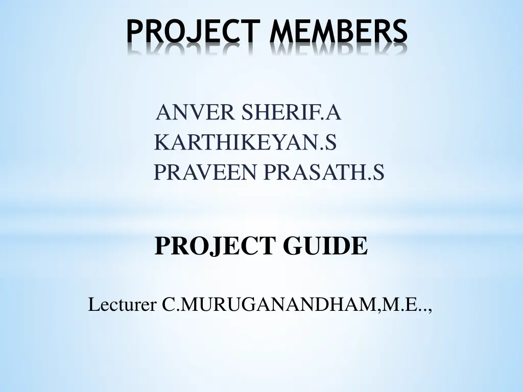 project members