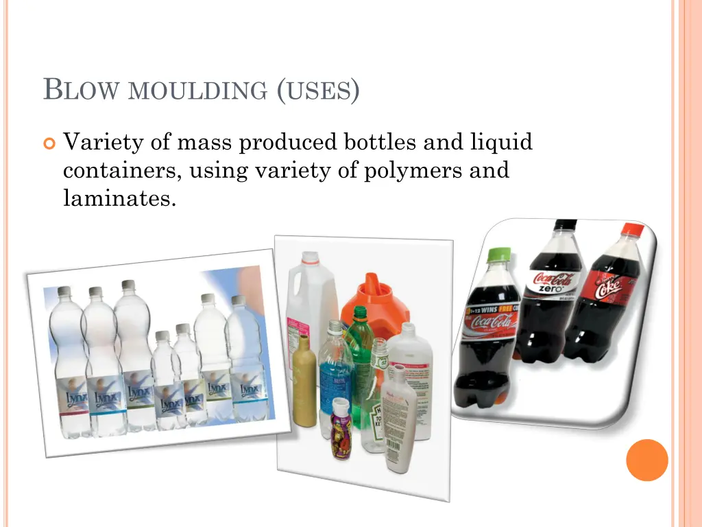 b low moulding uses