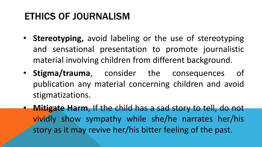 ethics of journalism 4