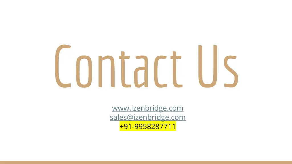 contact us