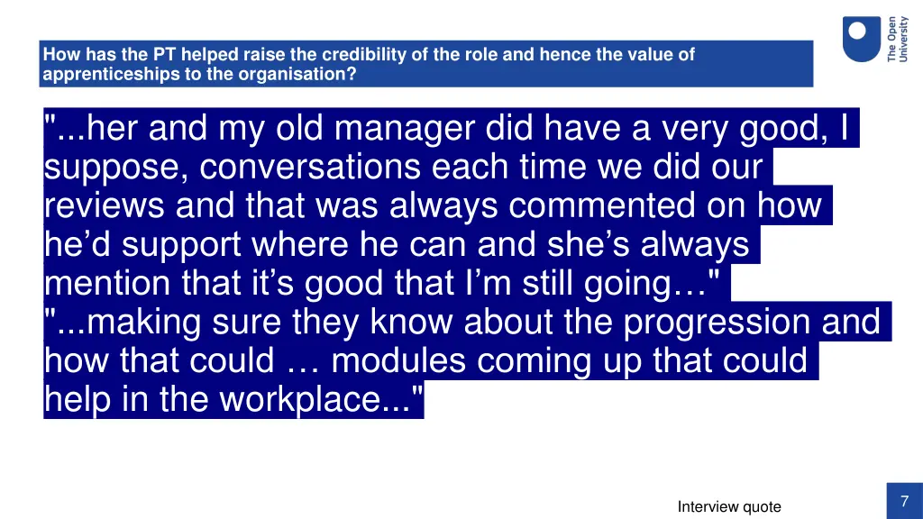 how has the pt helped raise the credibility