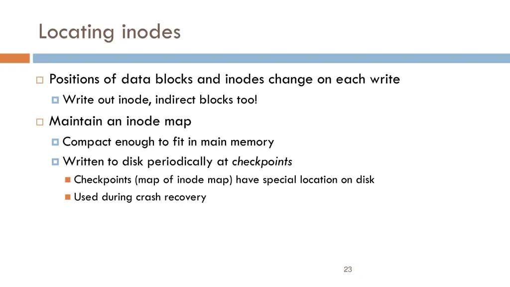 locating inodes