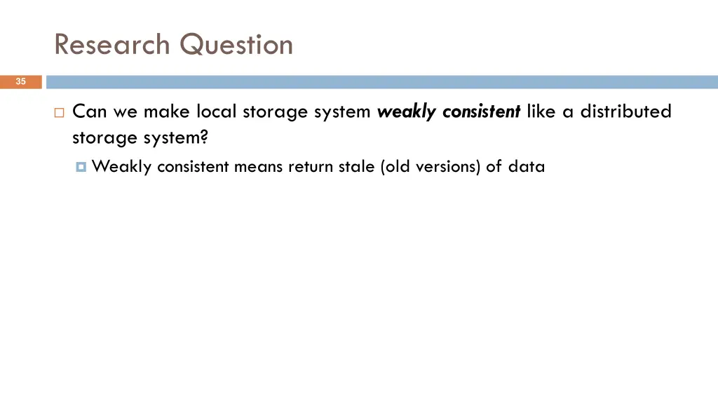 research question