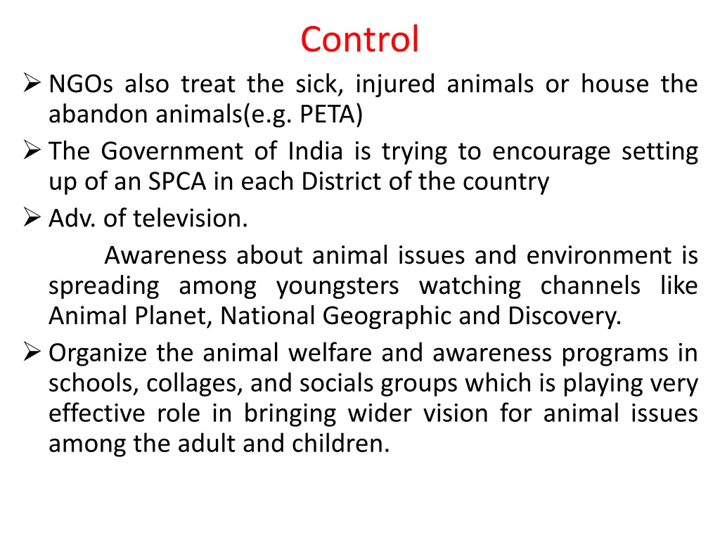 control