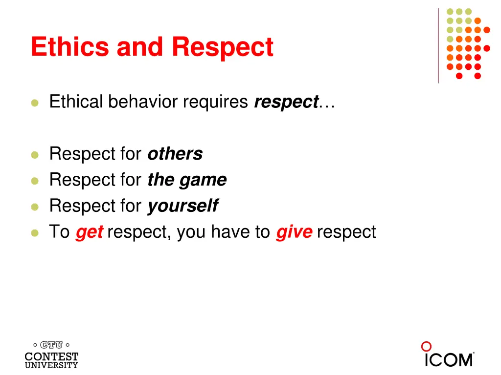 ethics and respect 4