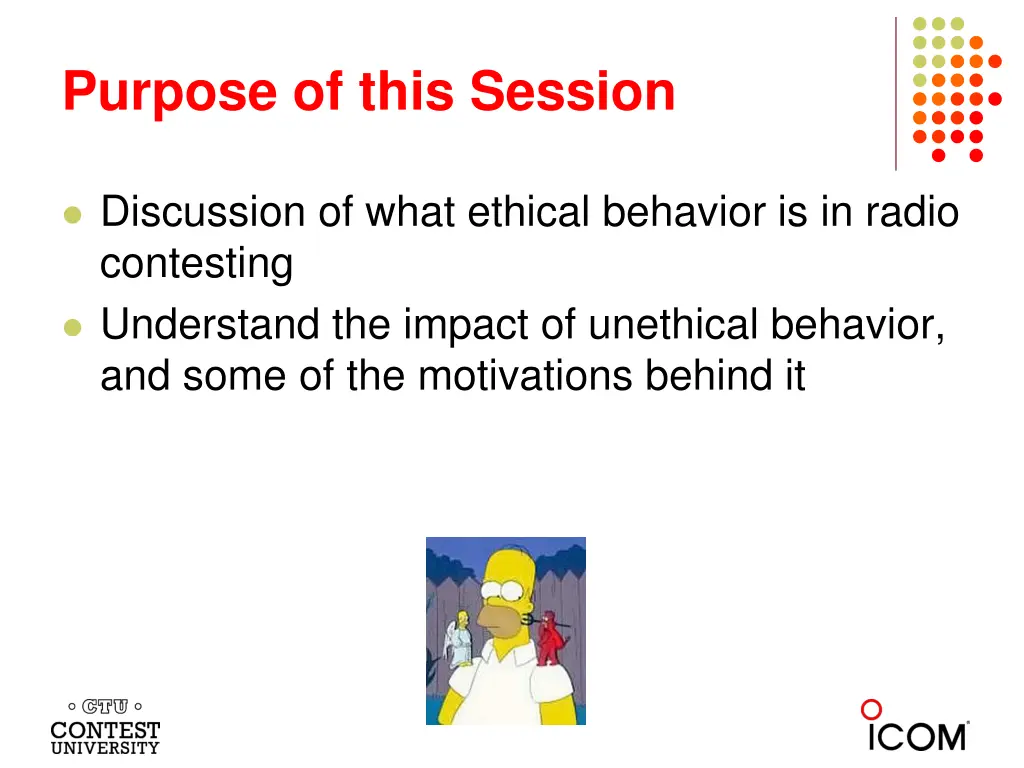purpose of this session 1