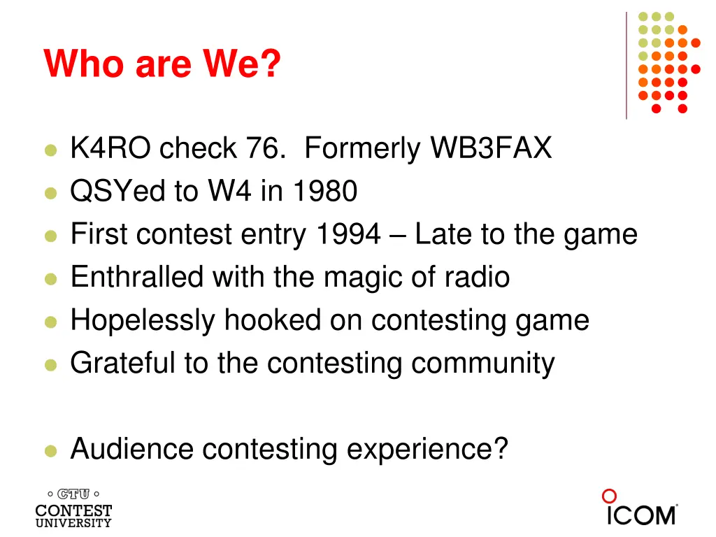 who are we 6