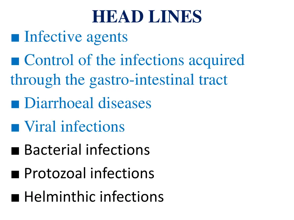 head lines
