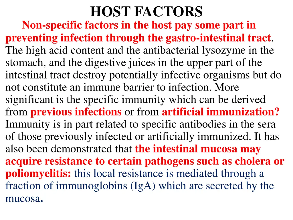 host factors