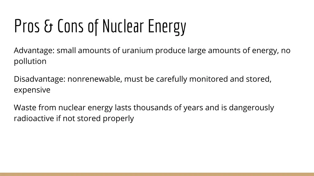 pros cons of nuclear energy
