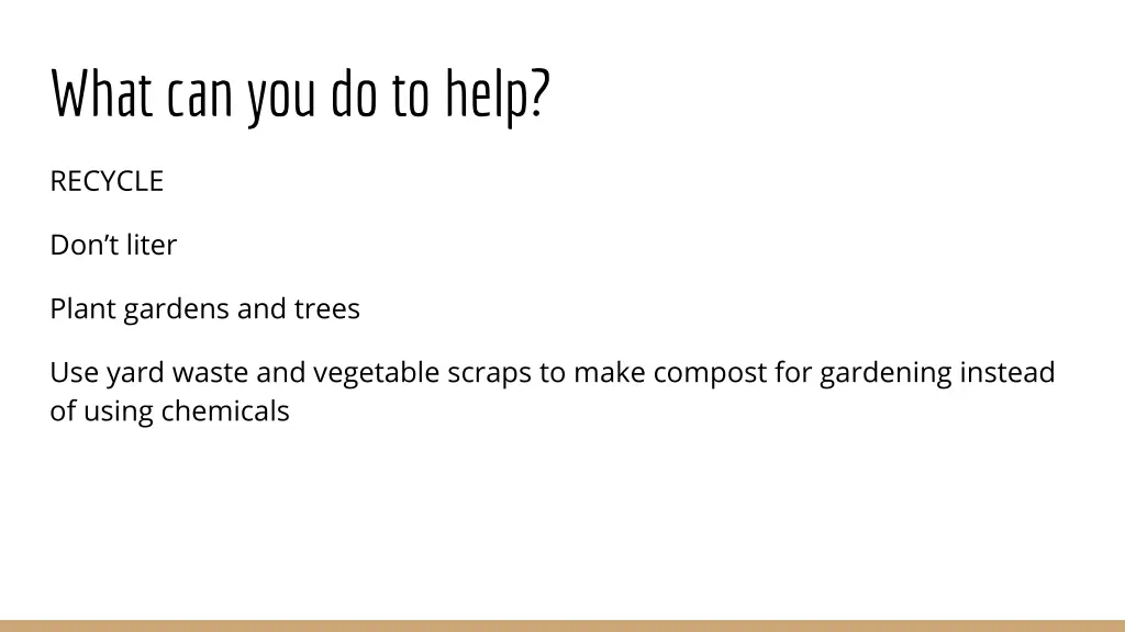 what can you do to help 1
